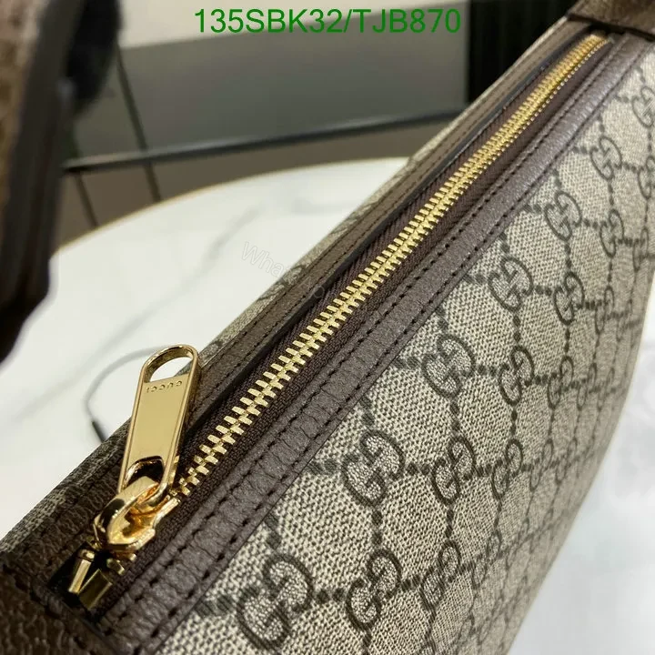View 8 of Gucci Ophidia Super Mini Shoulder Bag in Beige and Ebony GG Supreme Canvas 79585