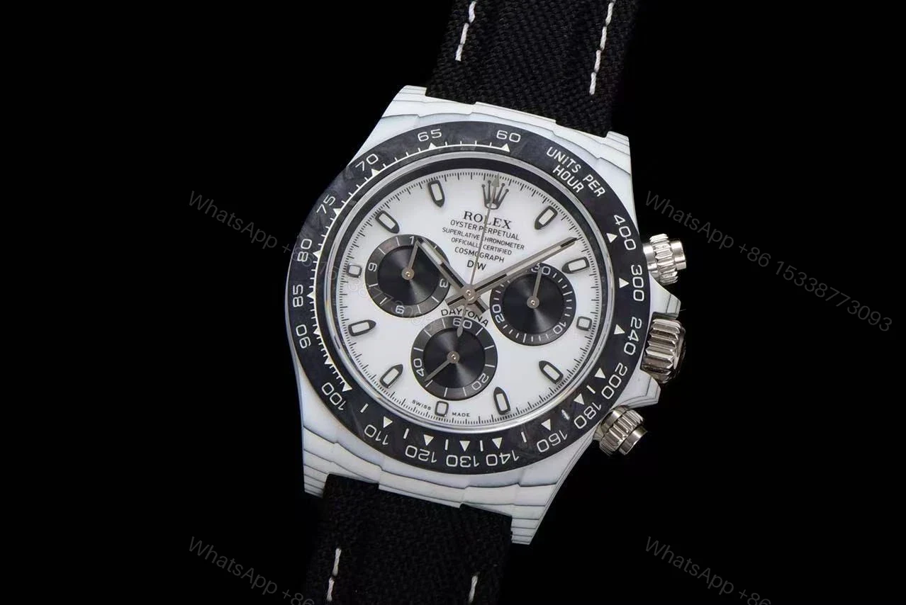 View 2 of Replica DiW Rolex Daytona Irbis V2 Carbon