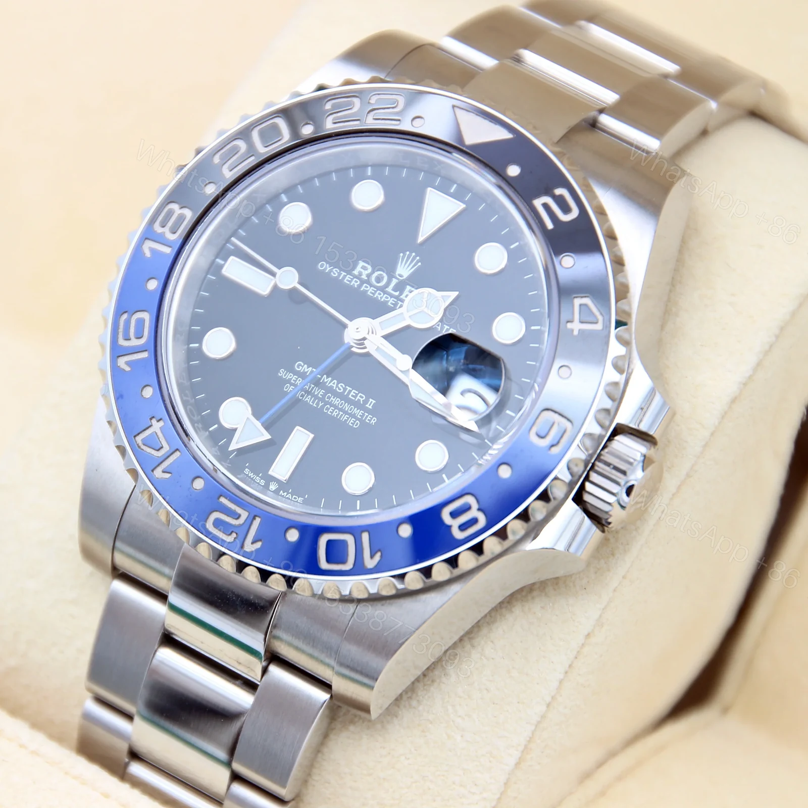View 3 of Superclone Rolex GMT-Master II 126710BLNR “Batman”