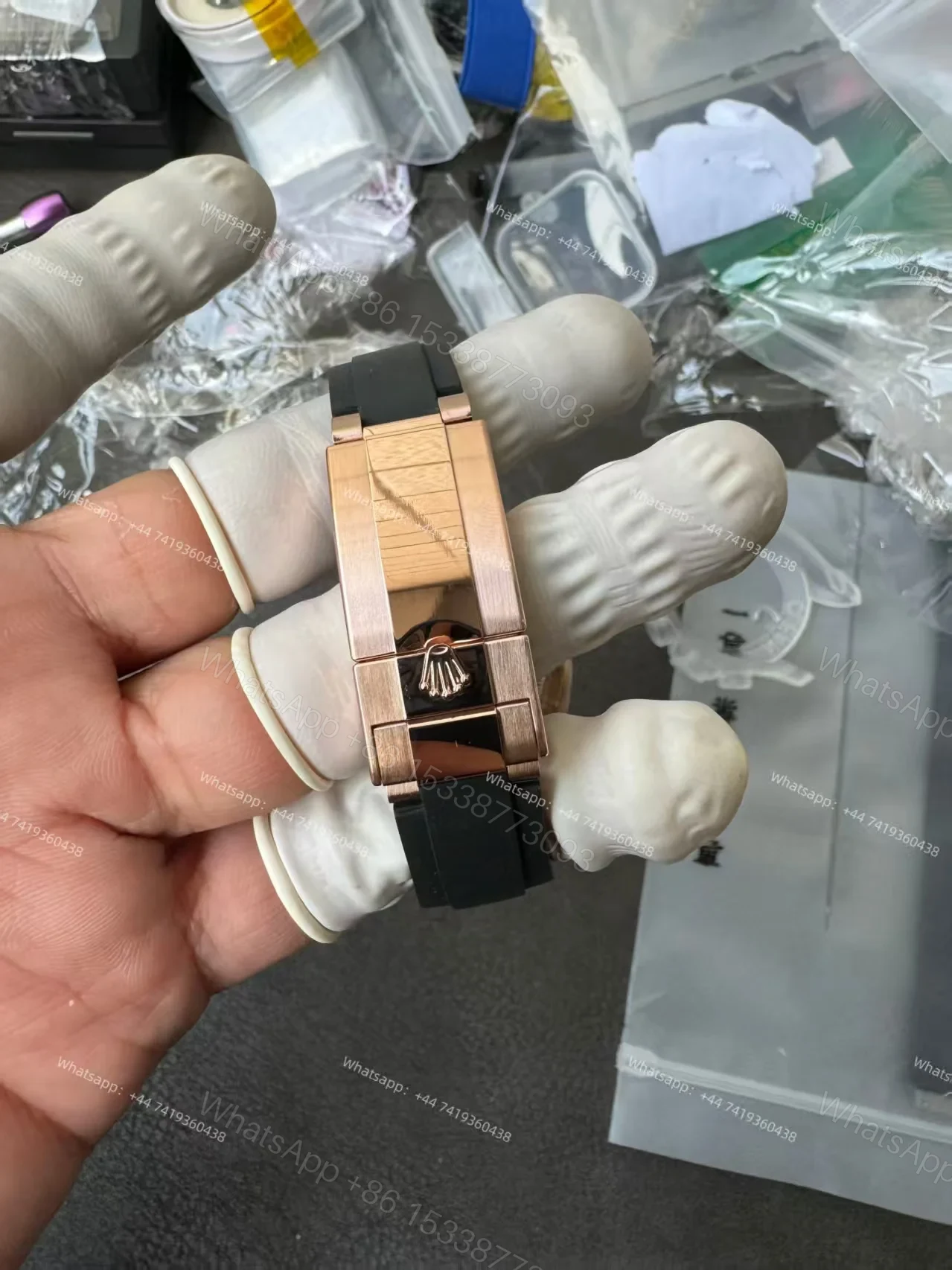 View 12 of Rolex Daytona Super Clone M116515LN-0015 Rose Gold Chocolate Dial 4130 Movement