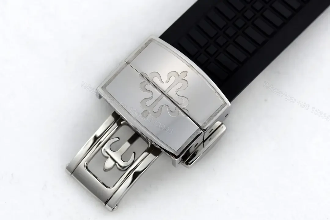 View 8 of Patek Philippe Aquanaut Black Diamond Watch Rubber Strap Ultimate 39MM PP-AQUANAUT-5267-BLK-DIA-RUB