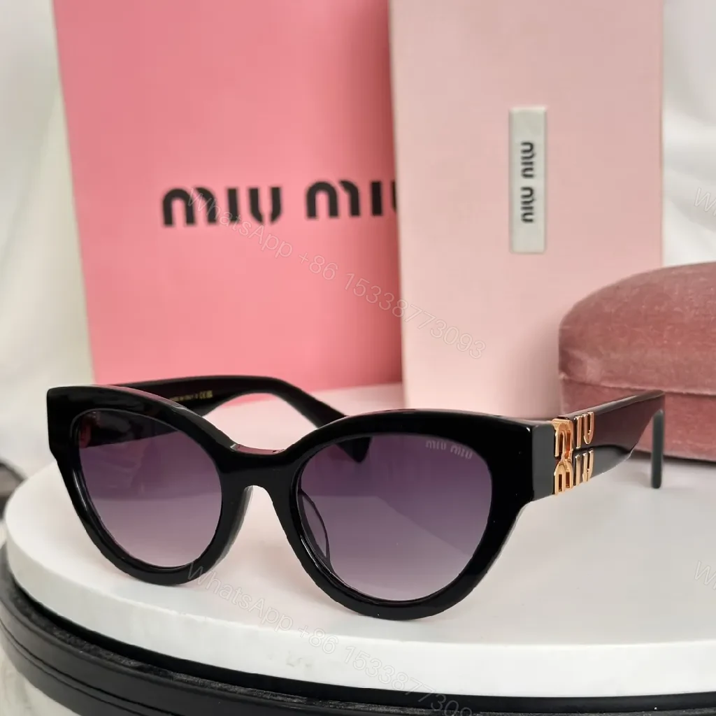 View 2 of Gradient Round Sunglasses with Luxe Logo Detailing (60 chars)