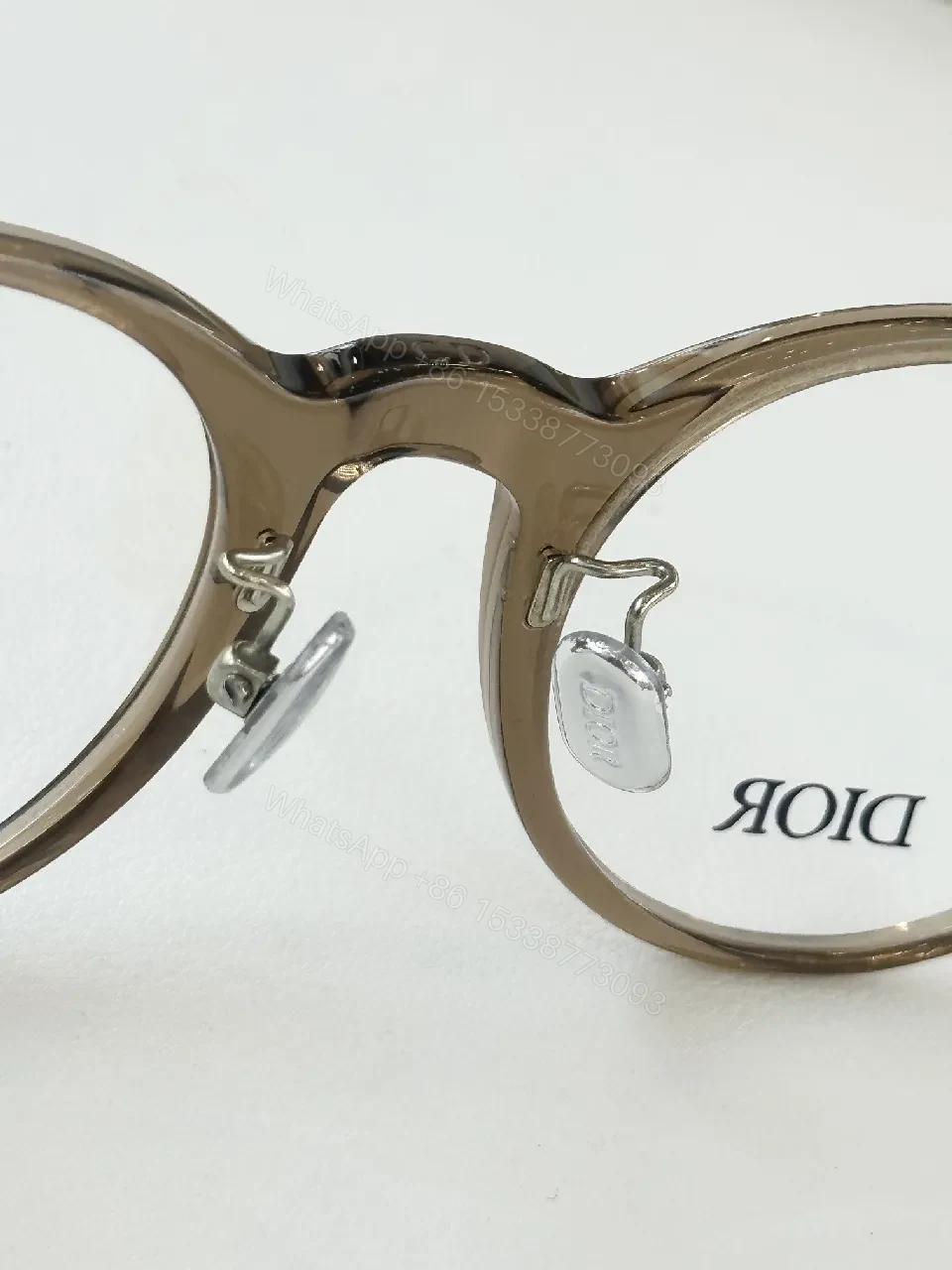 View 7 of Crystal Clear Vision Glasses - Transparent Acetate, Round-Oval, All-Day Comfort