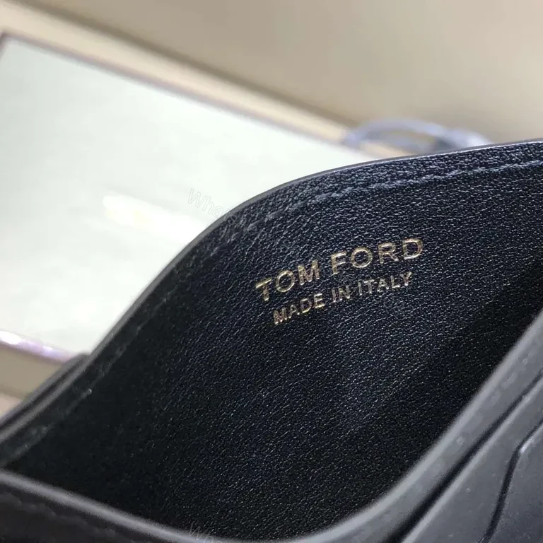 View 5 of Tom Ford Italian Calfskin Card Holder â€” Slim Luxury Organizer
