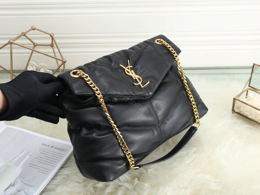 View 2 of Saint Laurent Women’s Puffer Medium in Nappa