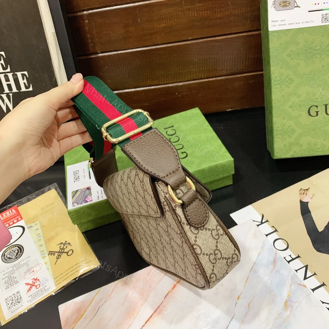 View 4 of GUCCI OPHIDIA MINI BAG BROWN 22CM