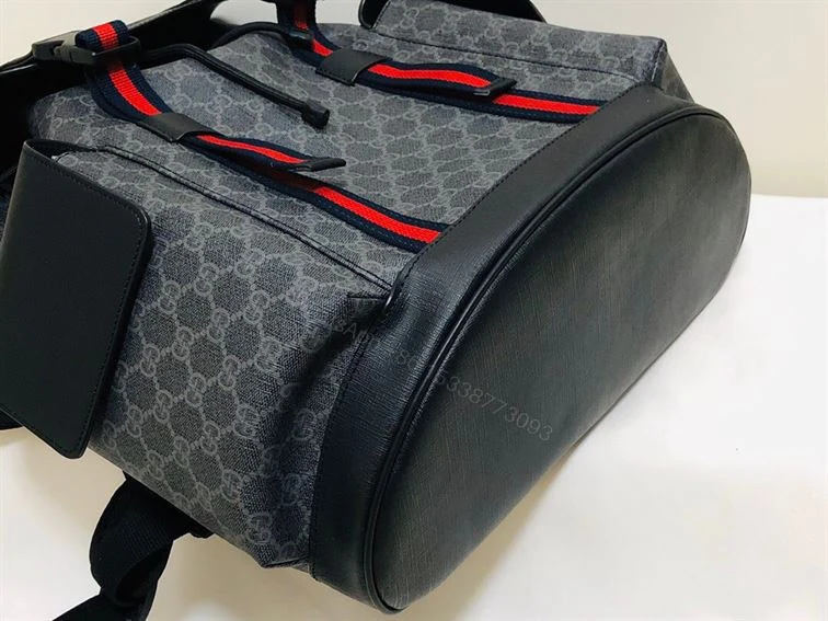 View 4 of GUCCI CANVAS GG BACKPACK IN BLACK FOR MEN – GBC28