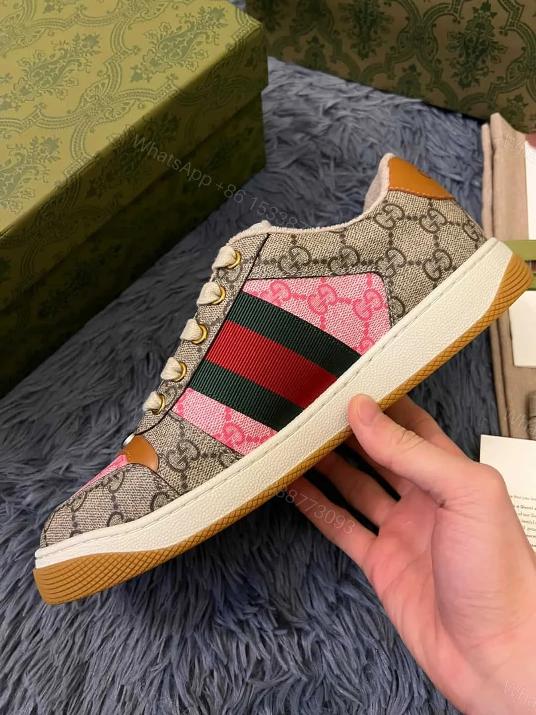 View 3 of Gucci Men’s Screener GG Sneaker – GC131