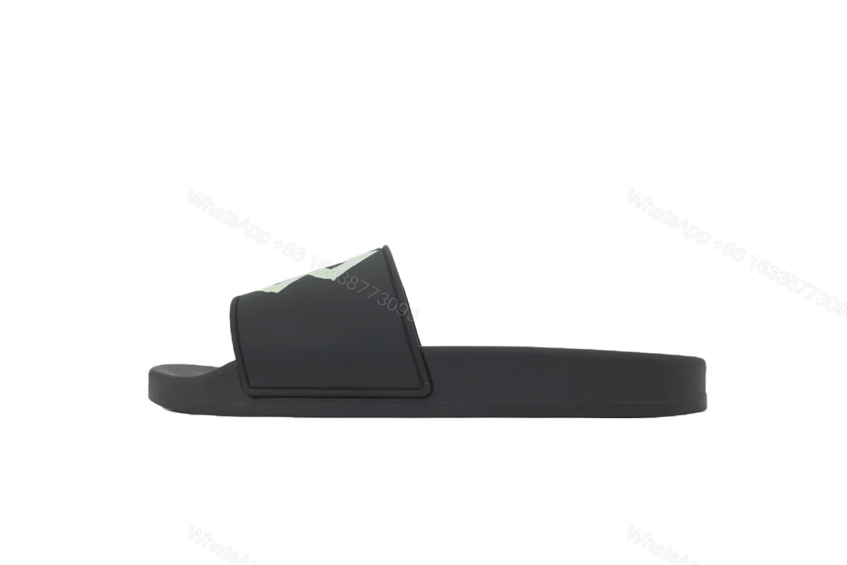 Balenciaga Round-Toe One-Strap Slippers — view 2