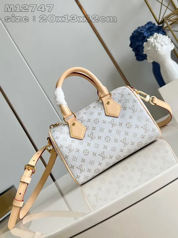 Chic Monogram Satchel in Canvas – Structured Luxury Bag — view 1