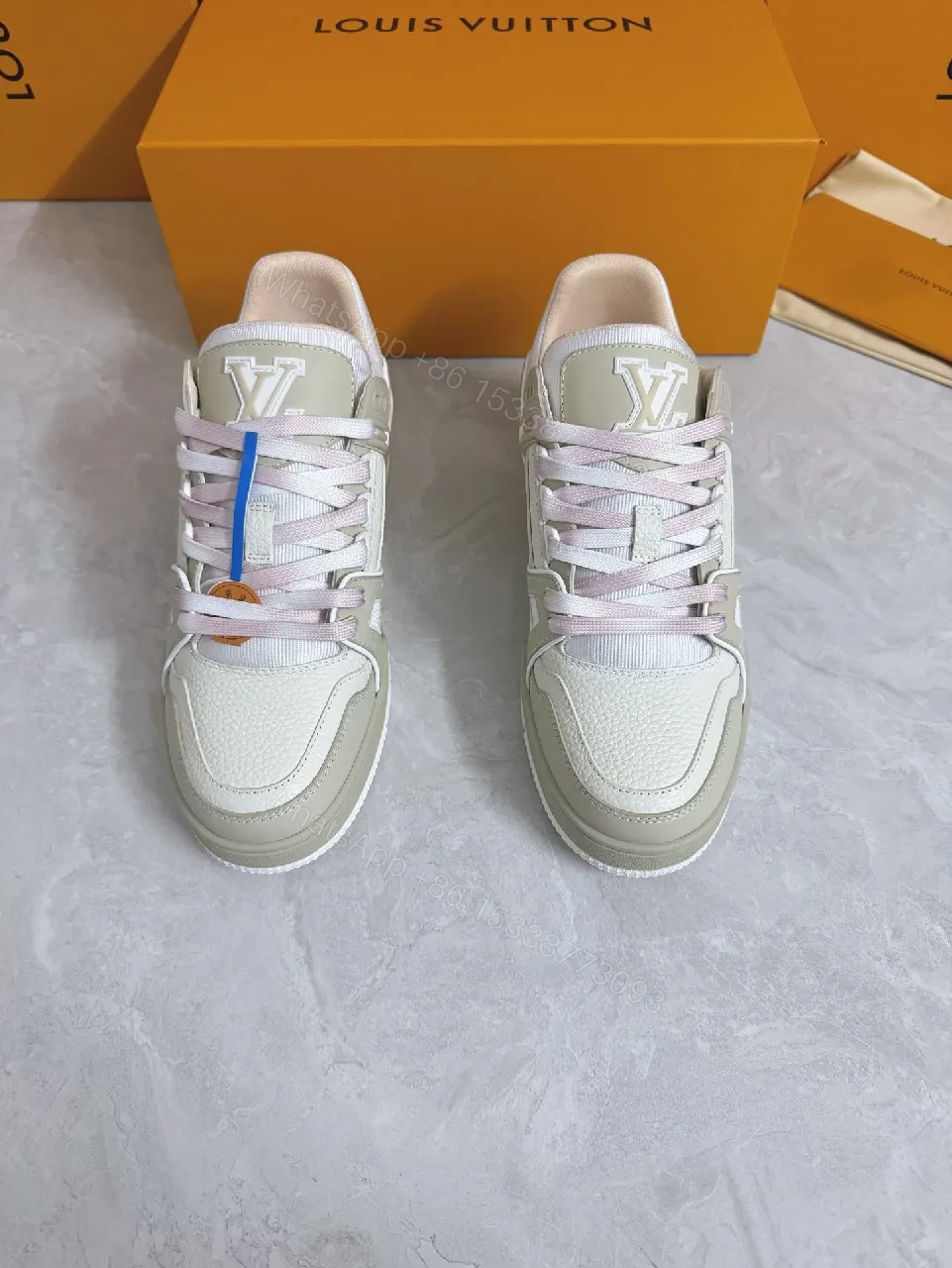 View 6 of Premium Textured Trainer with Subtle Designer Detailing