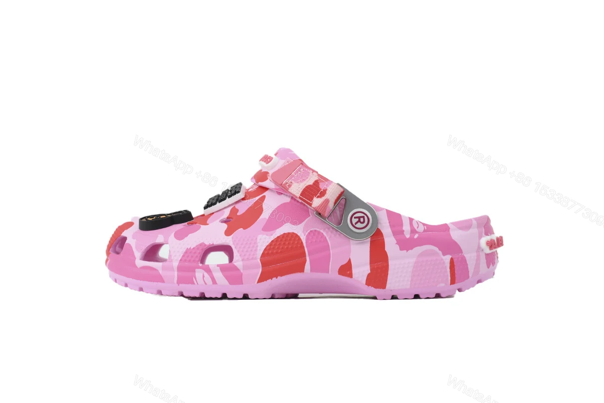 View 9 of BAPE x Crocs Classic Clog 'ABC Camo - pink'