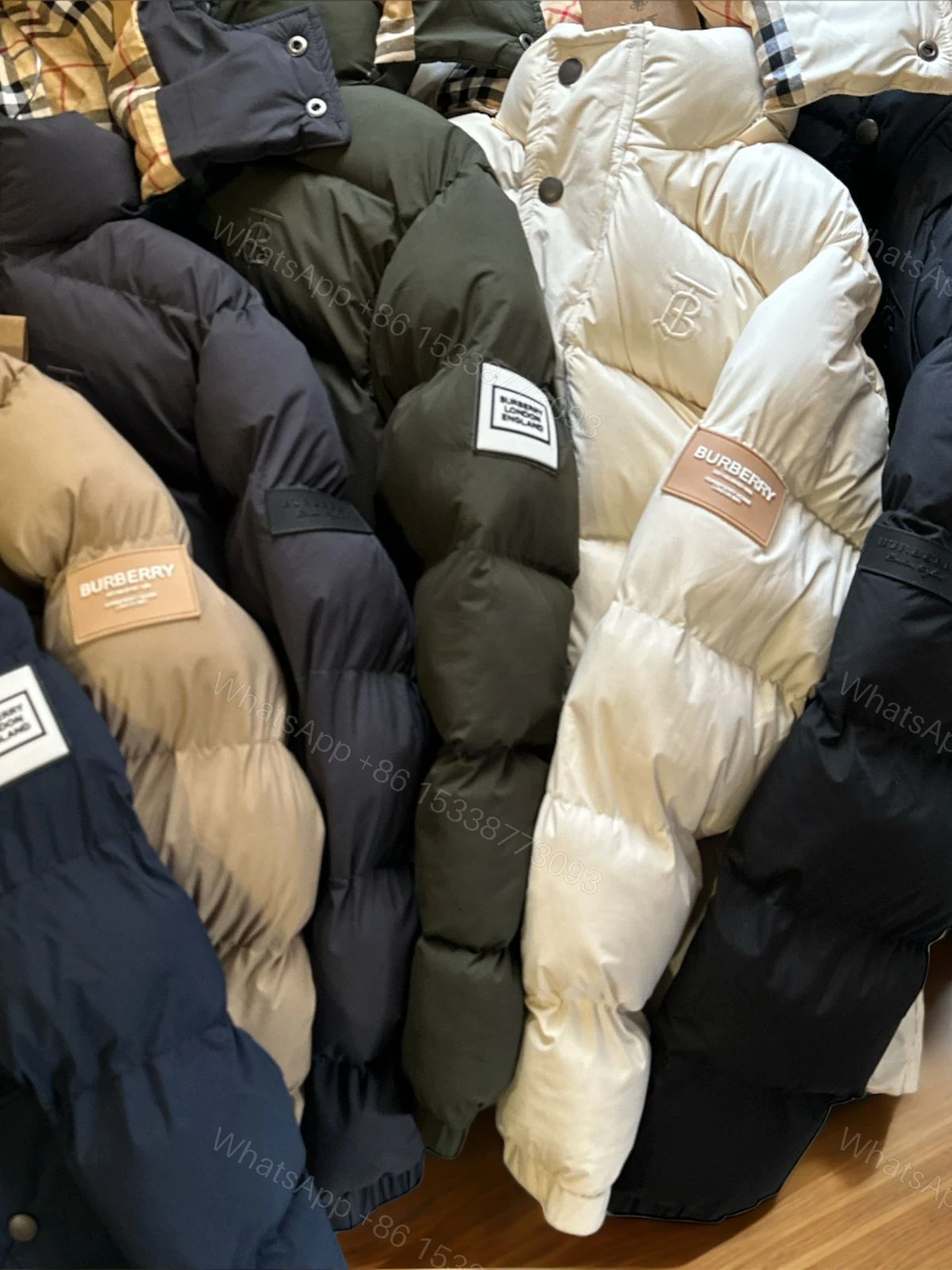 View 15 of FIRST COPY BURBERRY IMPORTED PUFFERS JACKETS