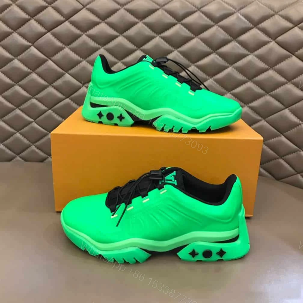 View 6 of Louis Vuitton Millenium Sneakers In Green – LV271