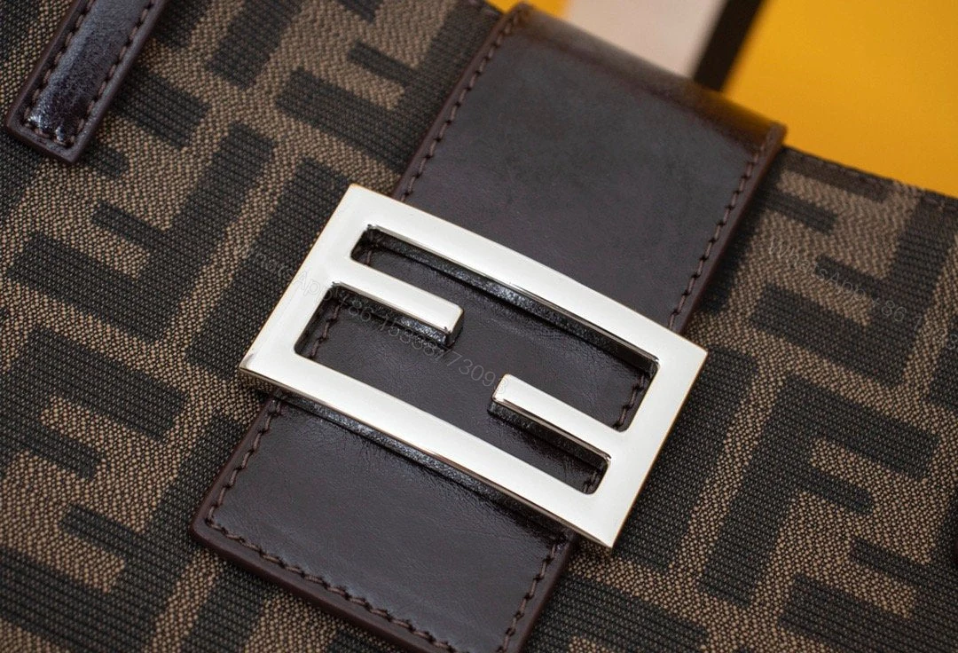 View 7 of Fendi Zucca Canvas Mamma Hand Bag
