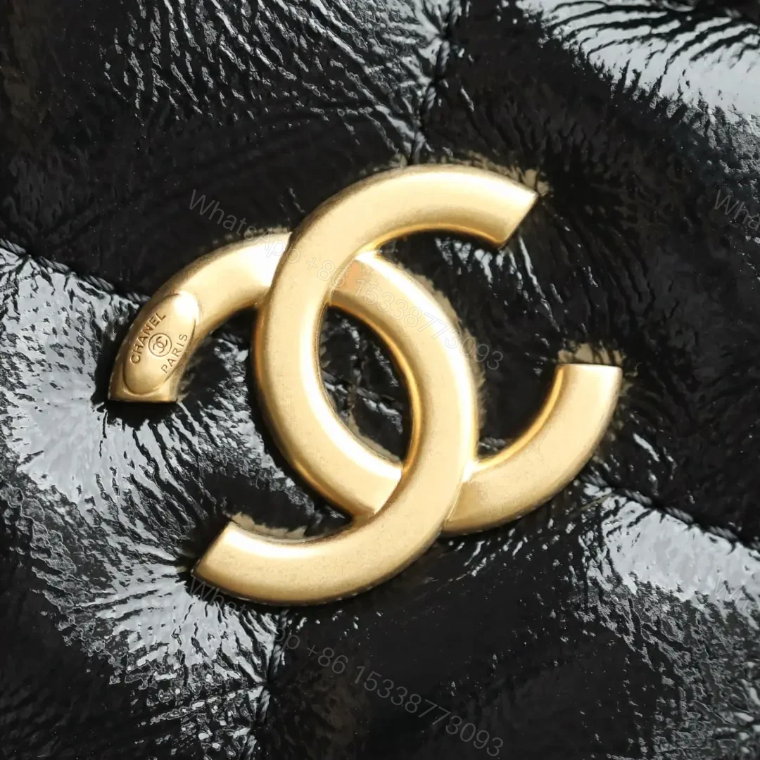 View 10 of 高仿Chanel*25A系列AS5578保齡球手提包黑色小號免檢版