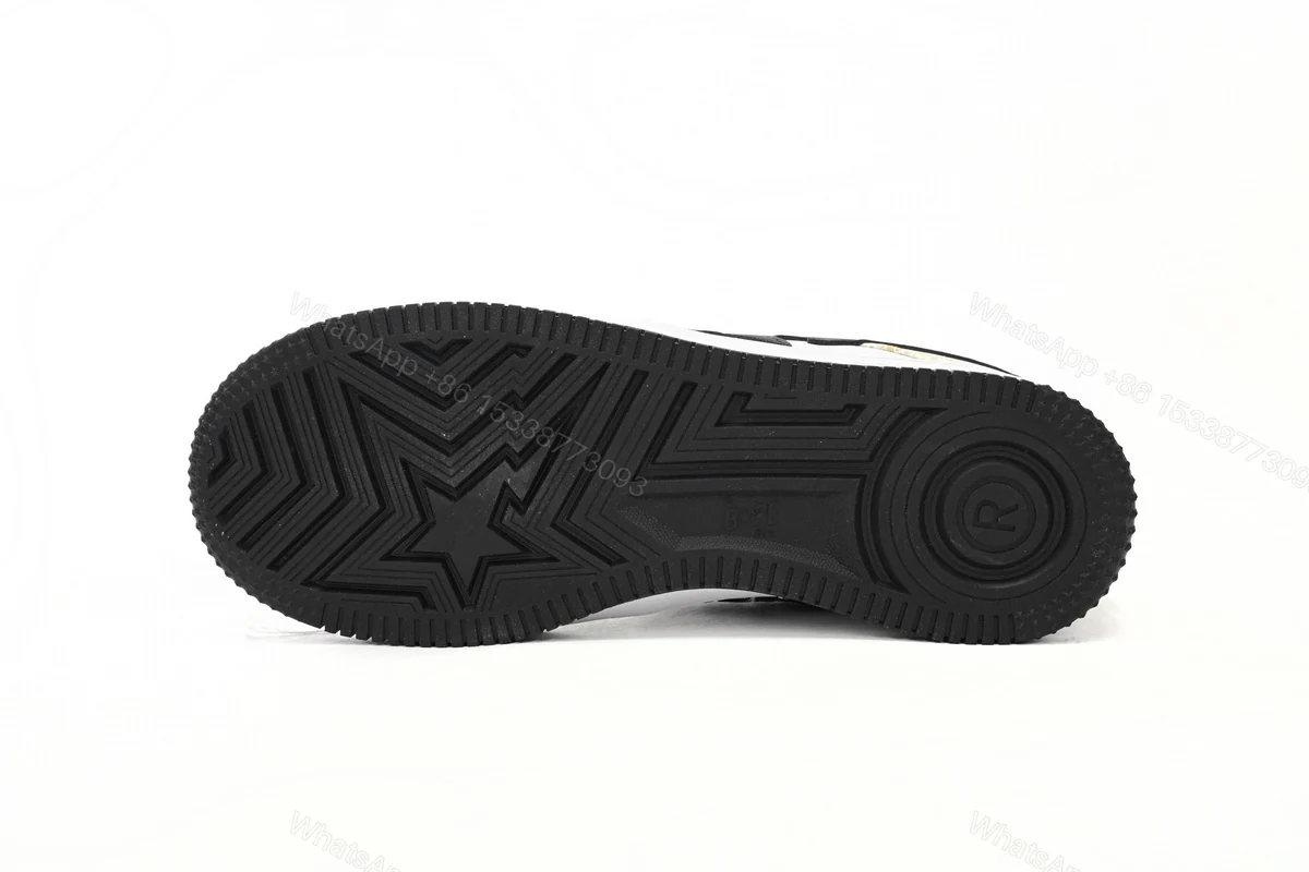 View 4 of A Bathing Ape Bape Sta Low White Snake Skin Pattern 1I80 191 009