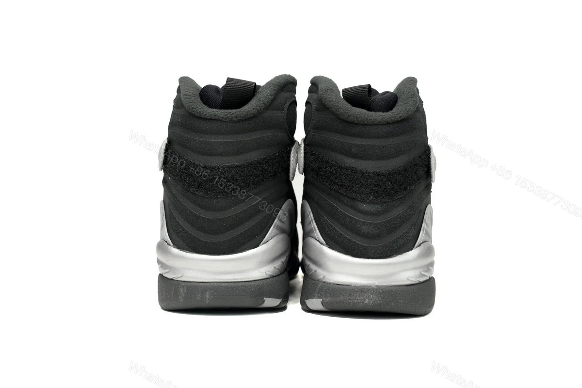 View 3 of Air Jordan x OVO Nike AJ VIII 8 Black Ash FD1334-001