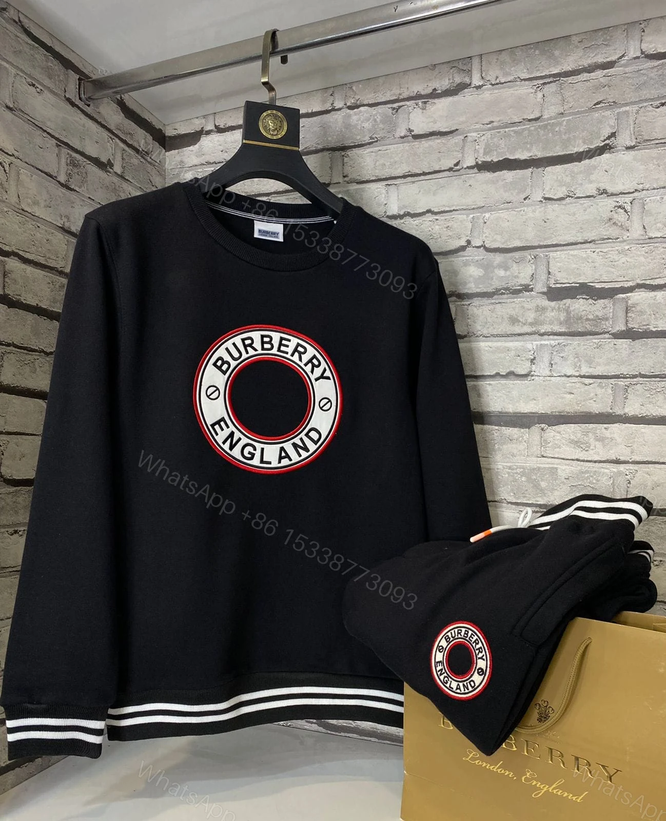View 11 of FIRST COPY BURBERRY PREMIUM ROUND NECK TRACKSUIT