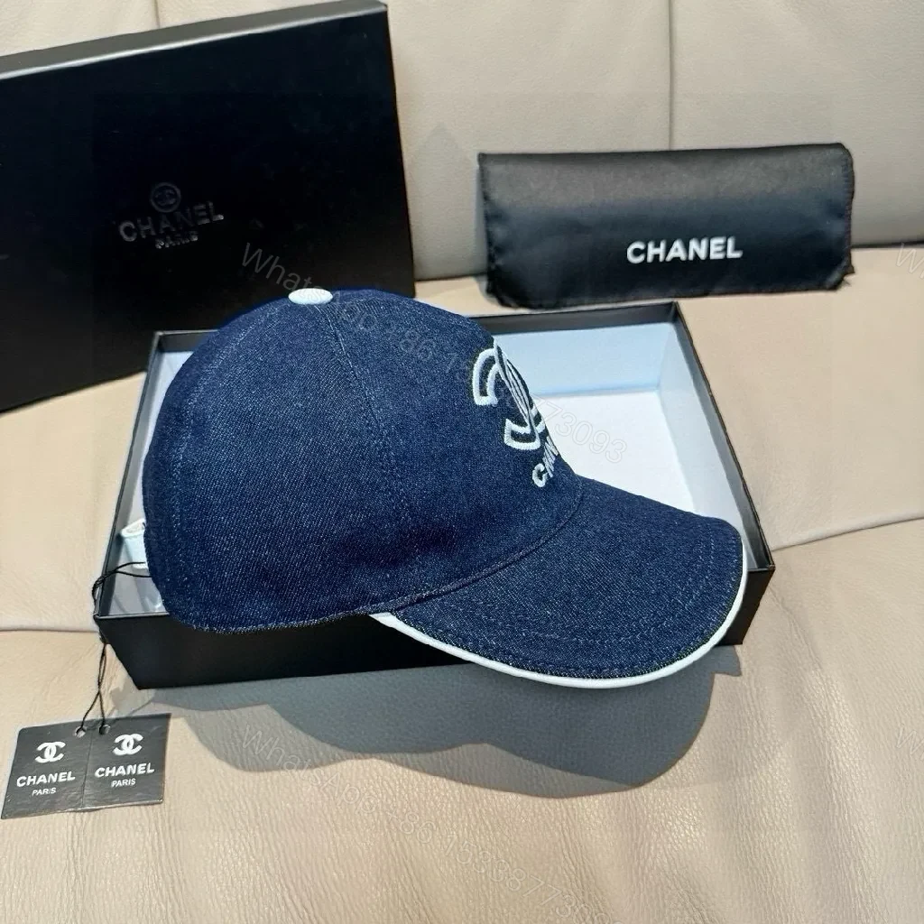 View 7 of Denim Logo Cap: Bold Couture, Everyday Comfort