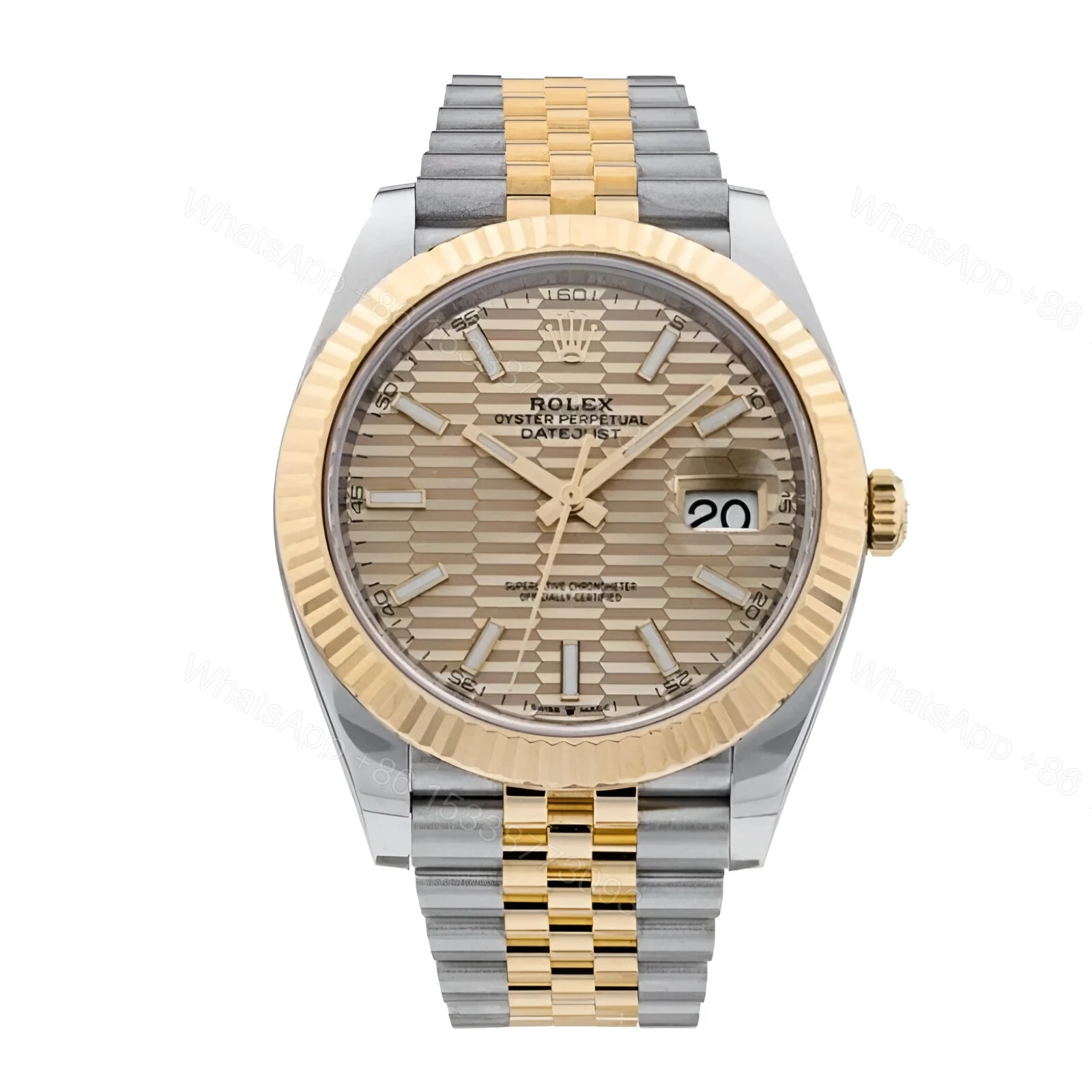 Rolex Datejust 41 126333 Gold Motif Replica — view 1