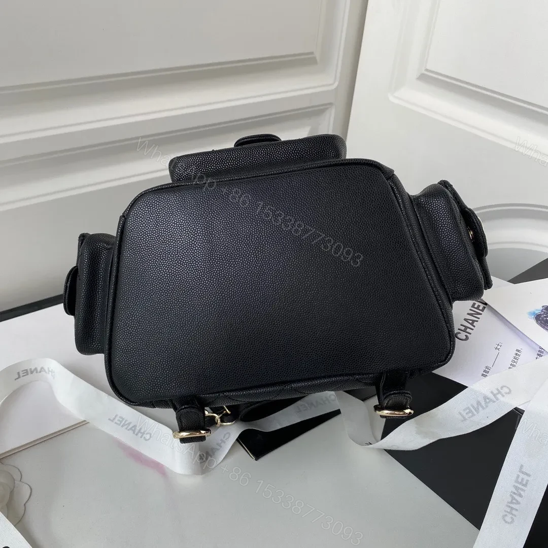 View 7 of Chanel Mini Duma Backpack Lock Gold 21.5×19.5x12cm