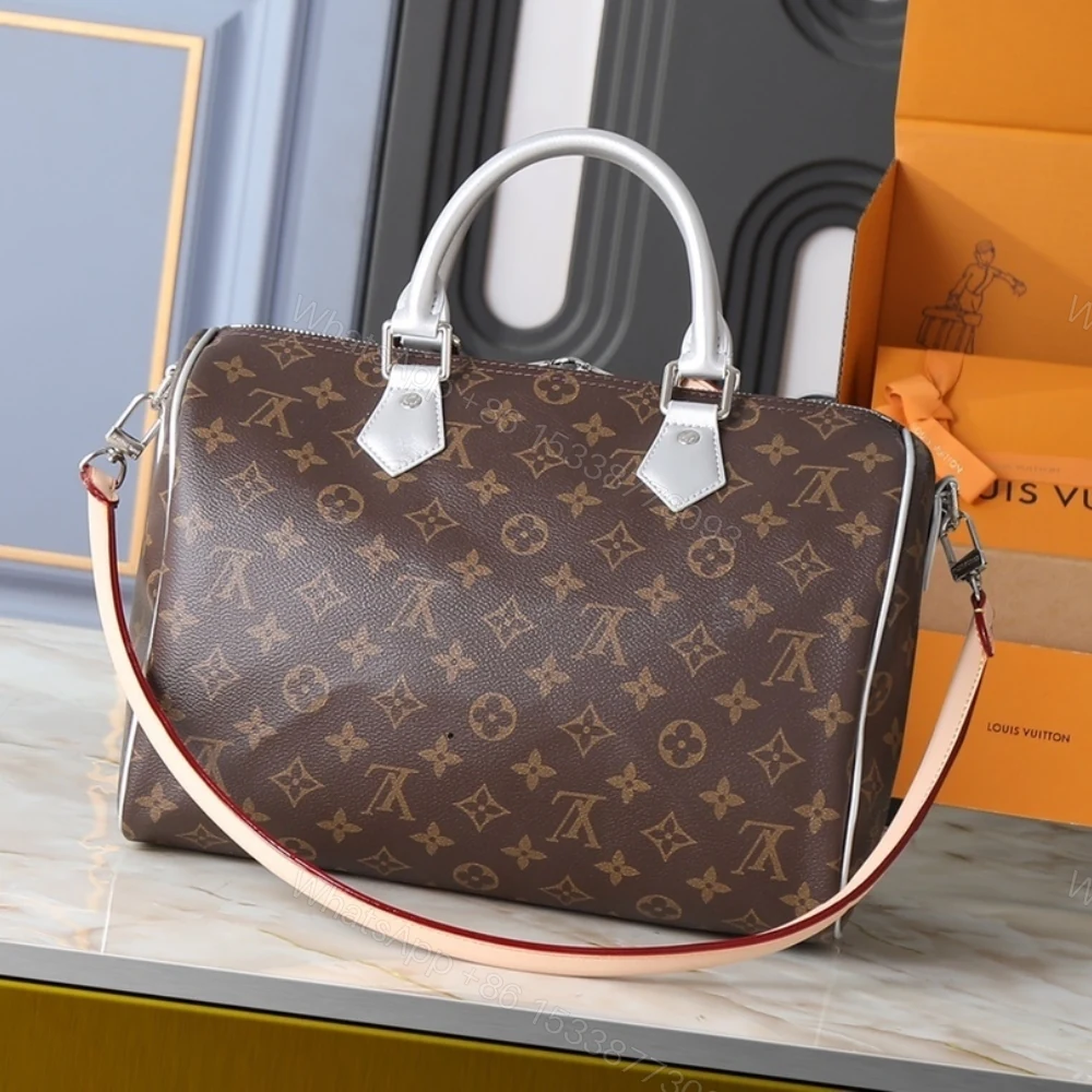 View 4 of Louis Vuitton 57th Street NYC Speedy Bandoulière 30 Monogram Silver 30cm M27324