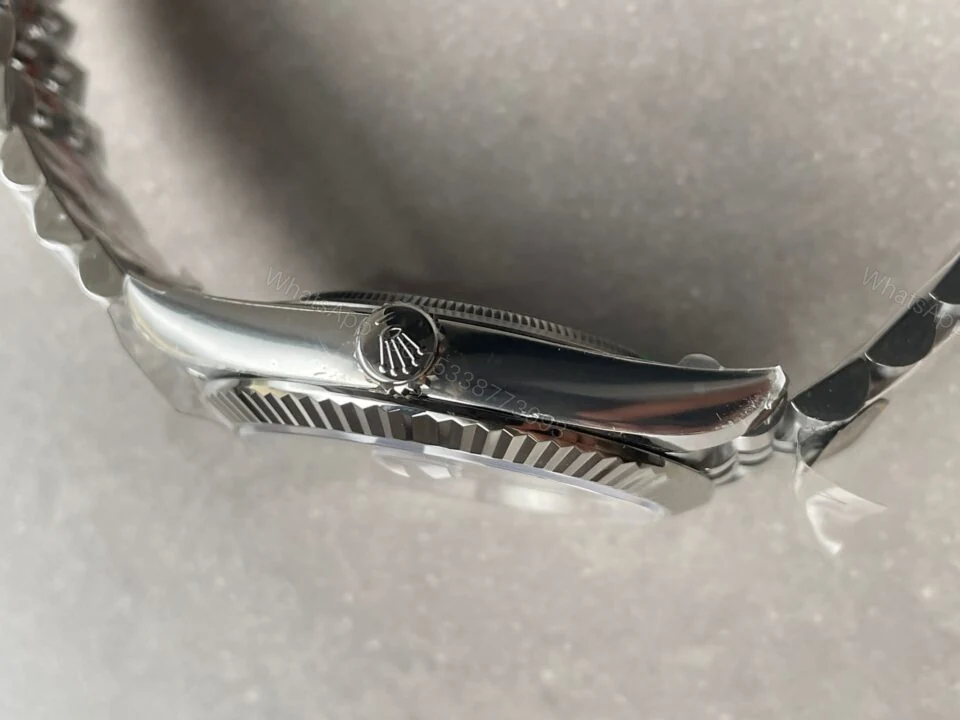 View 6 of Rolex DateJust Men “wimbledon”SS Grey textured Dial Roman Markers