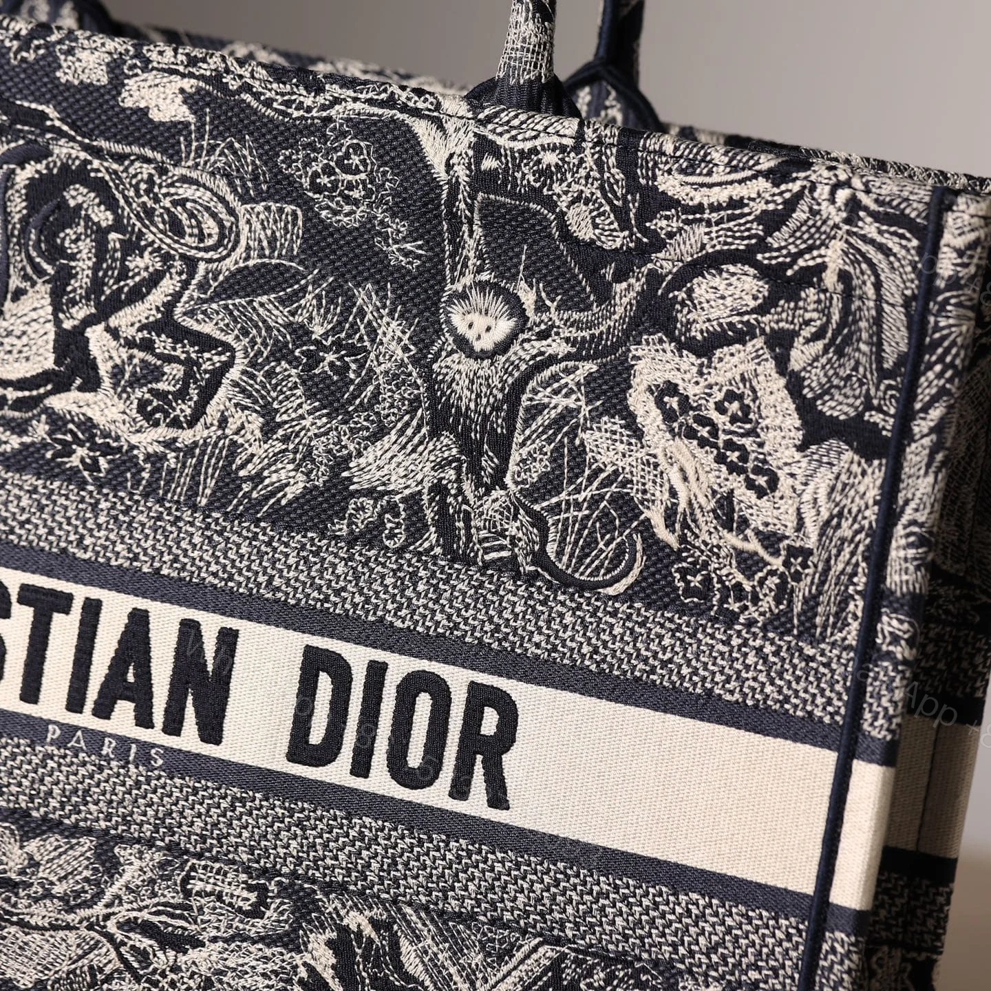 View 14 of 高仿Dior*BookTote系列藍色茹伊手袋L