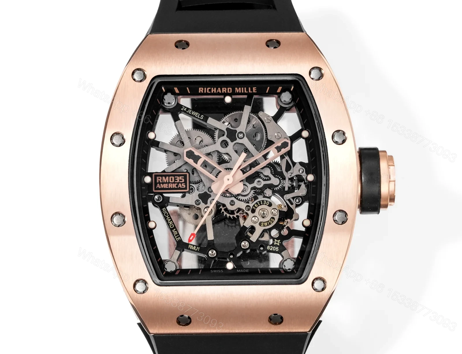 View 2 of Richard Mille RM035 Big Bull RMUL1 NTPT Carbon Fiber RM035-BIGBULL-RMUL1-NTPT-VELCRO
