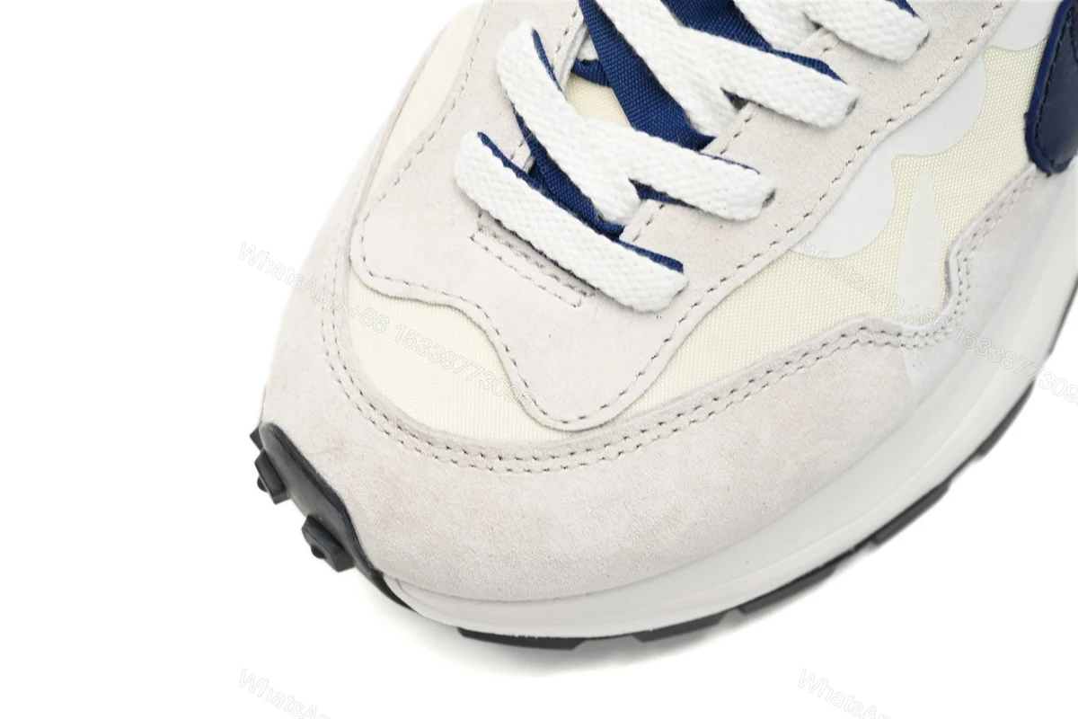 View 6 of Sacai x Nike VaporWaffle Sesame and Beige Blue DD1875-109
