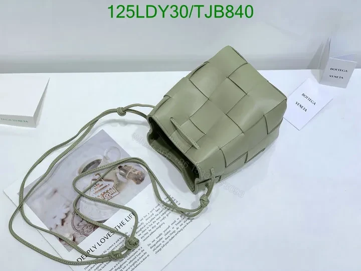 View 46 of Bottega Veneta Small Cross-Body Bucket Bag in Red BVF4722