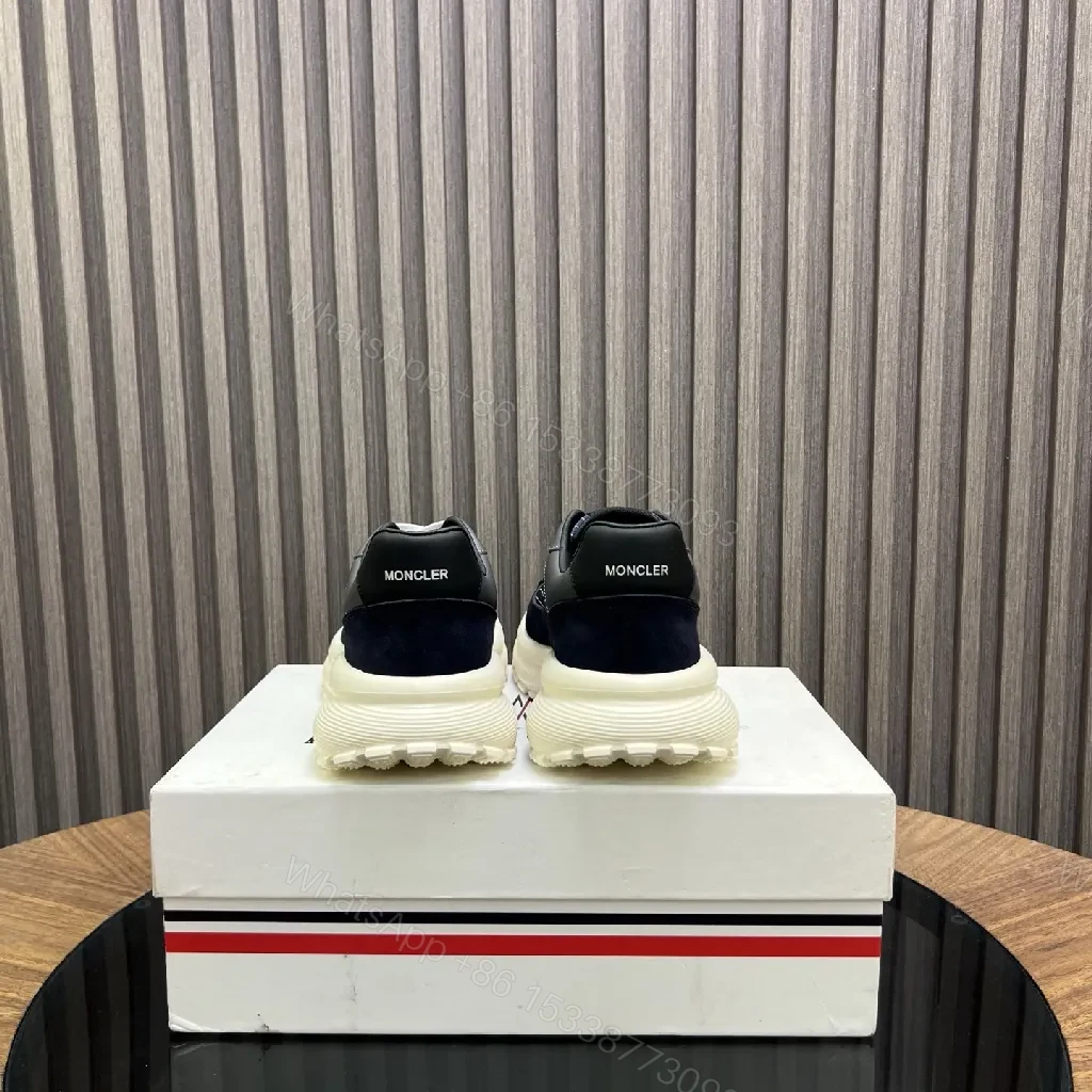 View 7 of Textured Moncler High-Top Sneaker: Luxe Everyday Comfort