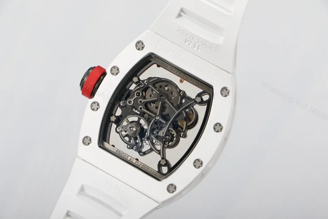 View 6 of Richard Mille RM055 White Ceramic RMUL2 Integrated Movement White Shock Absorber Edition RM055-WC-RMUL2-WHITE-CERAMIC-2100