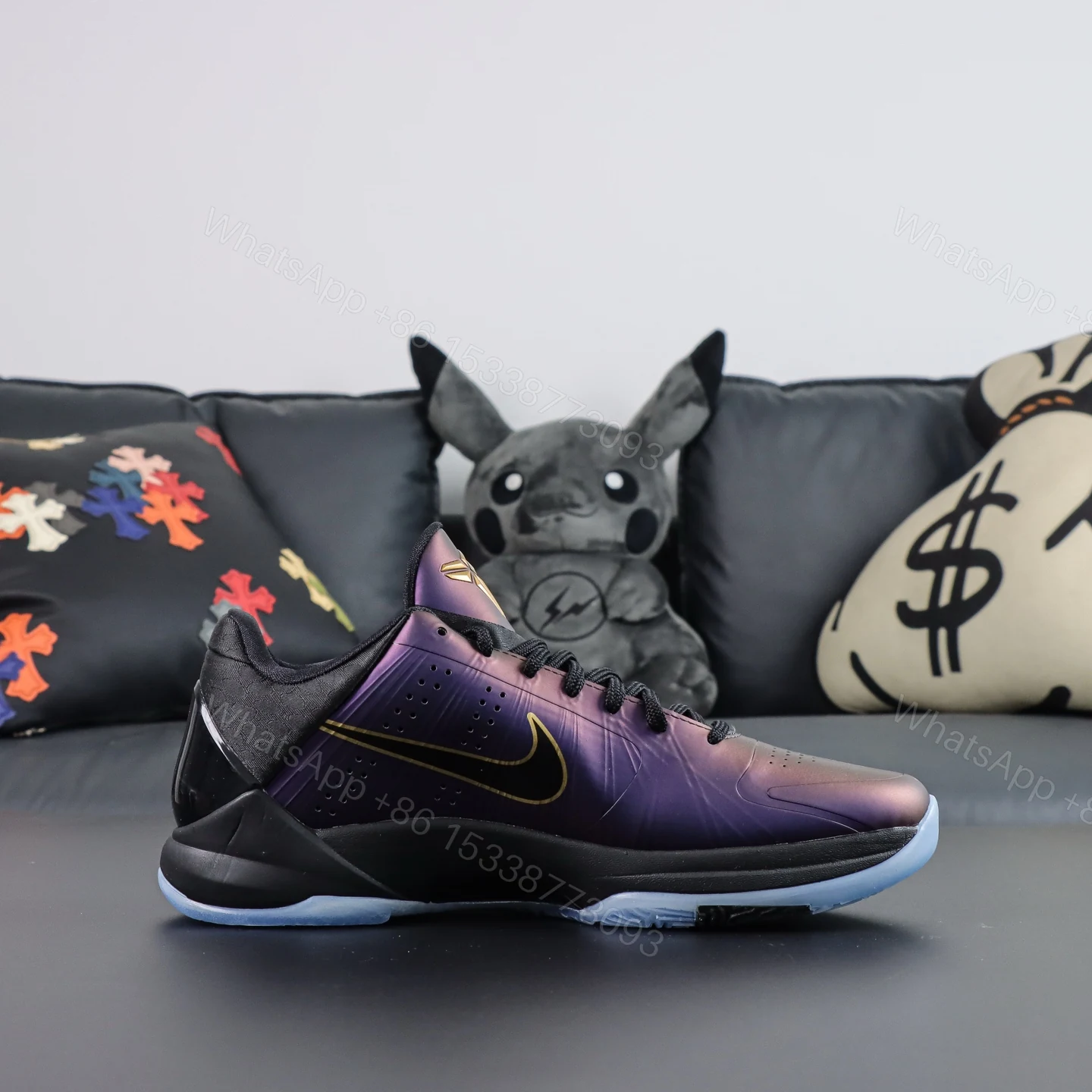 View 2 of Kobe 5 Protro “Year of the Mamba Eggplant” Reps