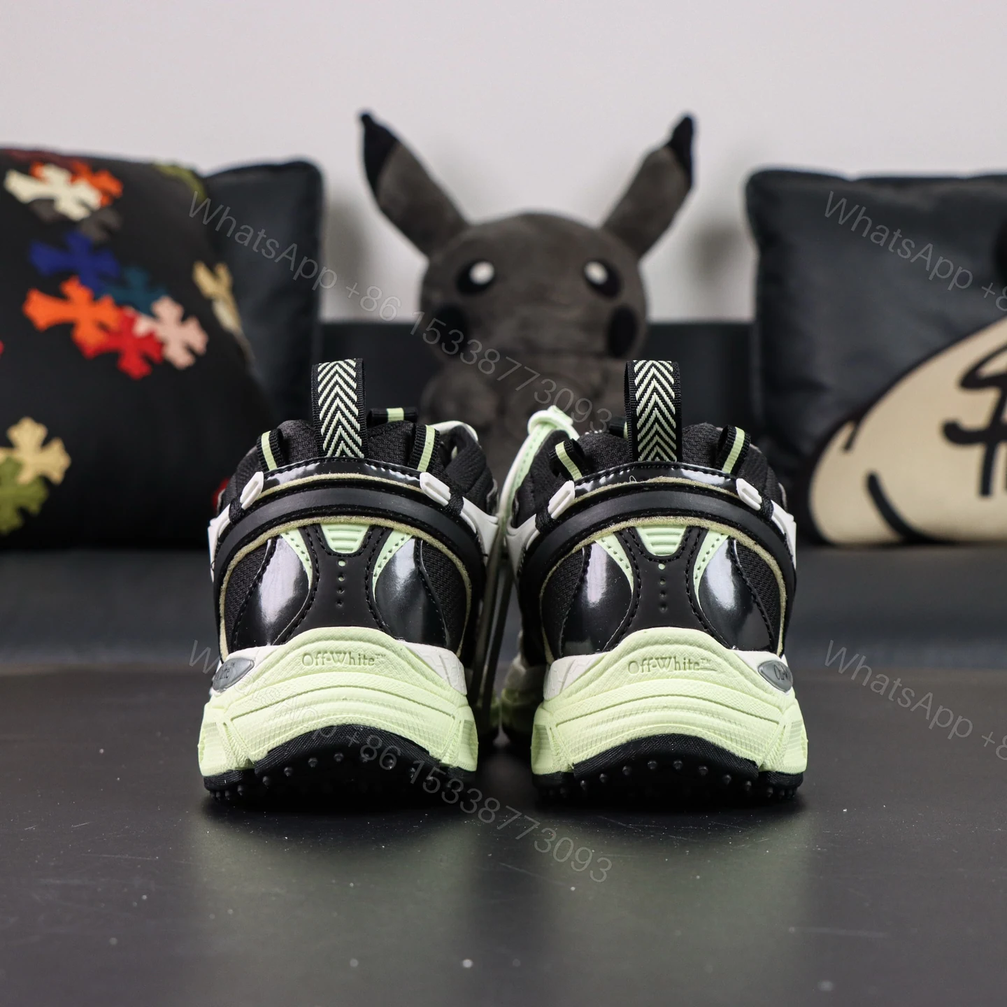 View 7 of Off White Be Right Back Black Green