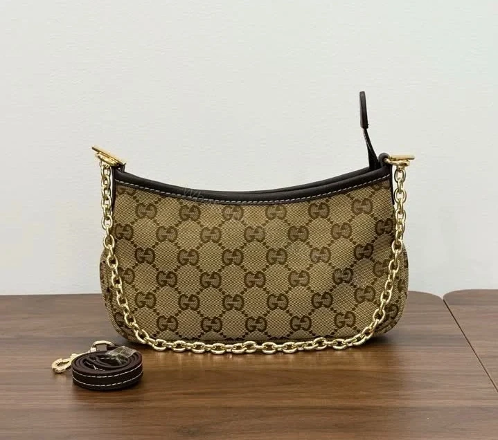 View 3 of Gucci GG Supreme Small Shoulder Bag TB307