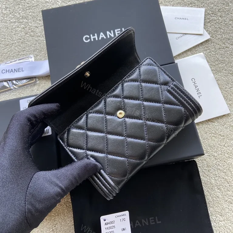 View 8 of Chanel Quilted Lambskin Wallet - Compact Luxury Everyday