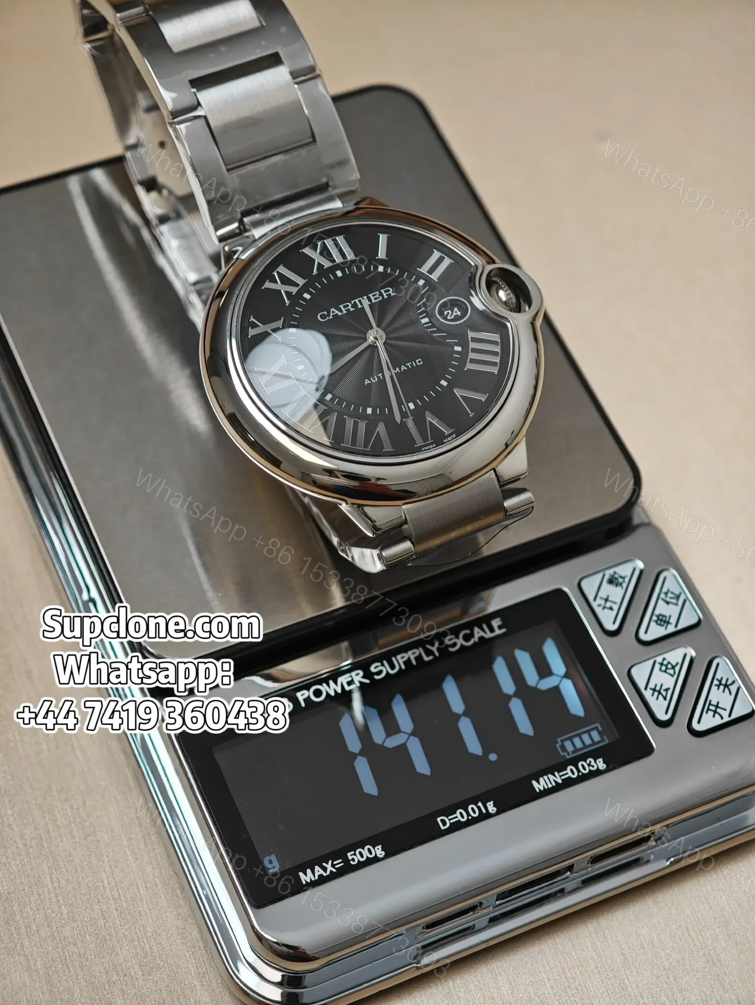 View 11 of Cartier Ballon Bleu WSBB0060 42mm Super Clone Grey Dial
