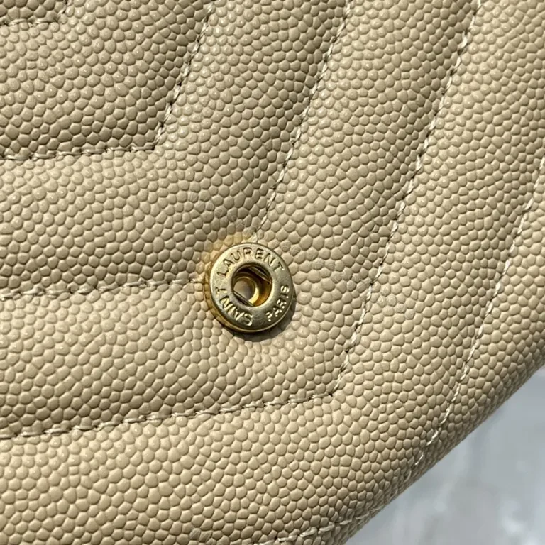 View 7 of Beige Quilted Envelope Clutch â€” Day-to-Night Sophistication