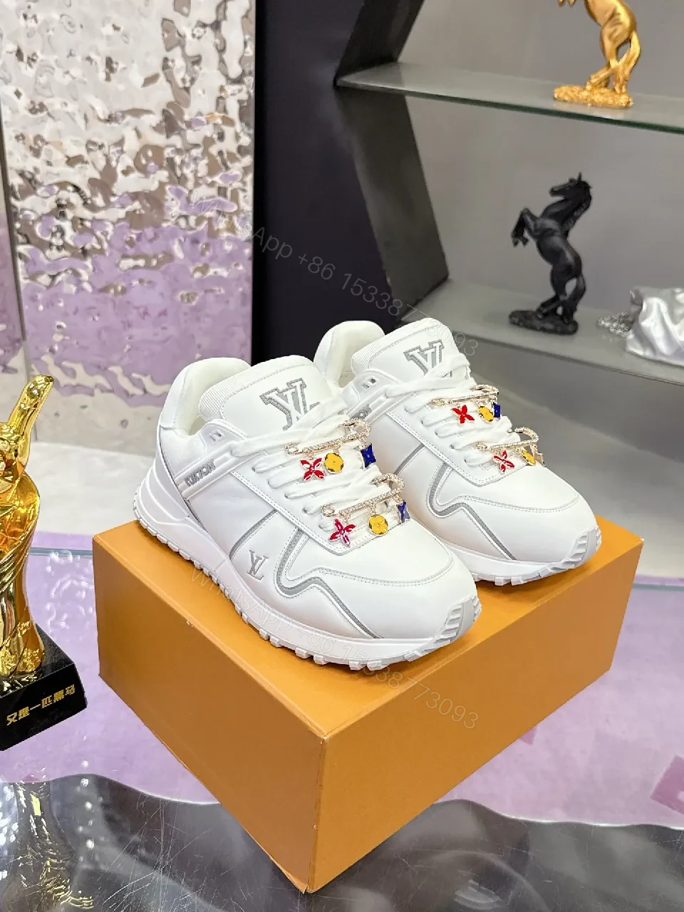 View 9 of White Leather Luxe Runner: Modern, Comfort-Driven Sneakers