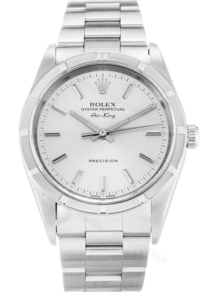 Replica Rolex Air-King Silver Dial 14010M — view 1