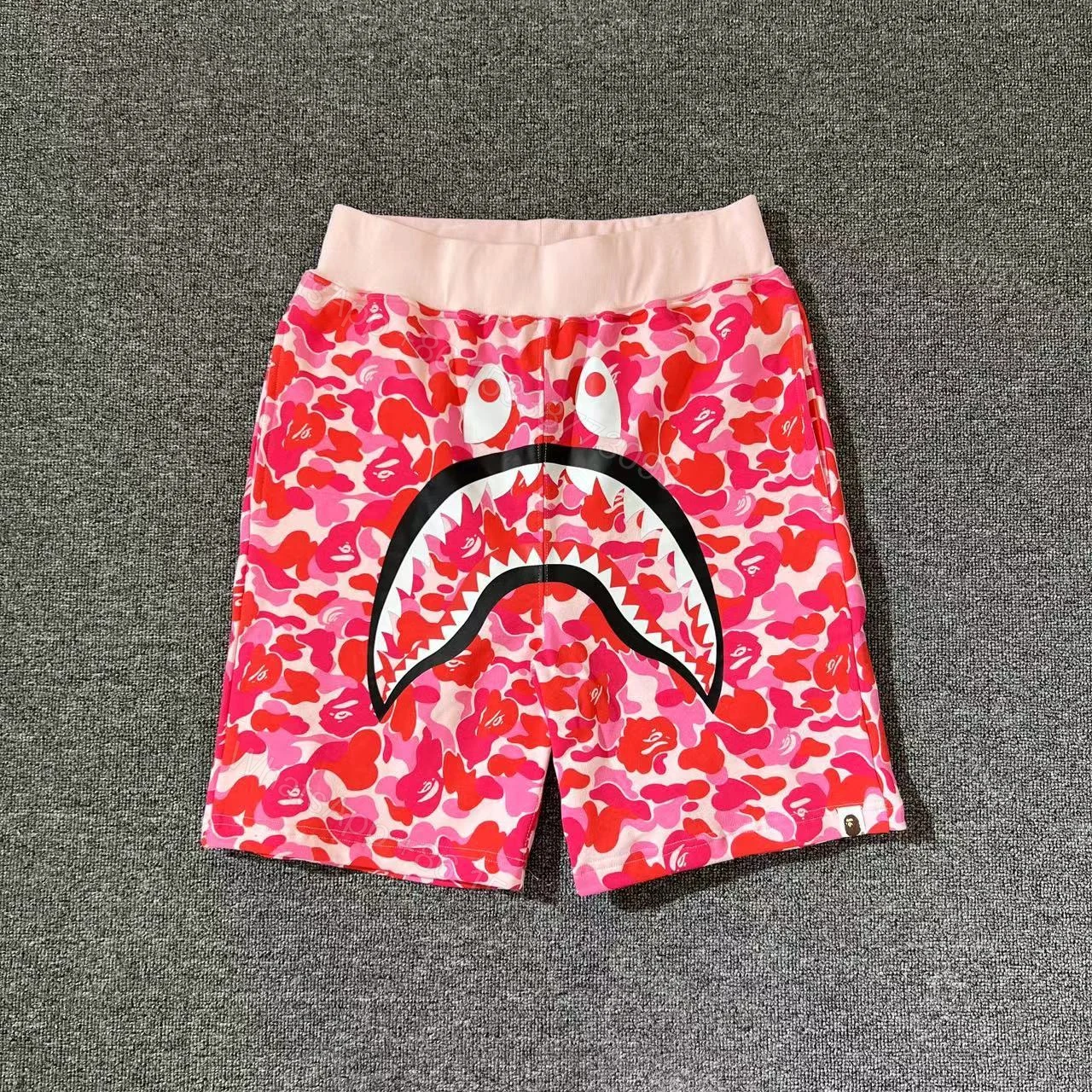 BAPE Shorts # 8002 Blue & Pink & Green — view 2