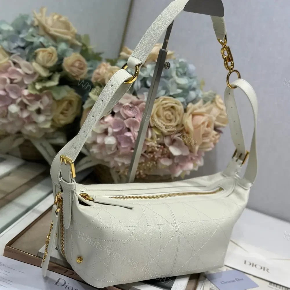 View 2 of 高仿Dior*D-Journey系列M2416M030小牛皮單肩包小號白色免檢版
