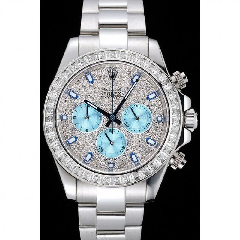 View 2 of Replica Rolex Daytona Silver Dial 1454251