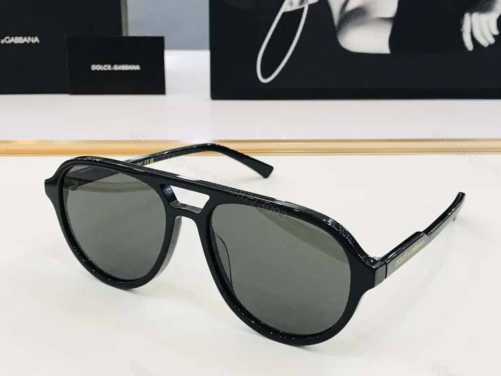View 9 of Bold Black Frame Sunglasses â€“ Dolce & Gabbana Luxury Eyewear
