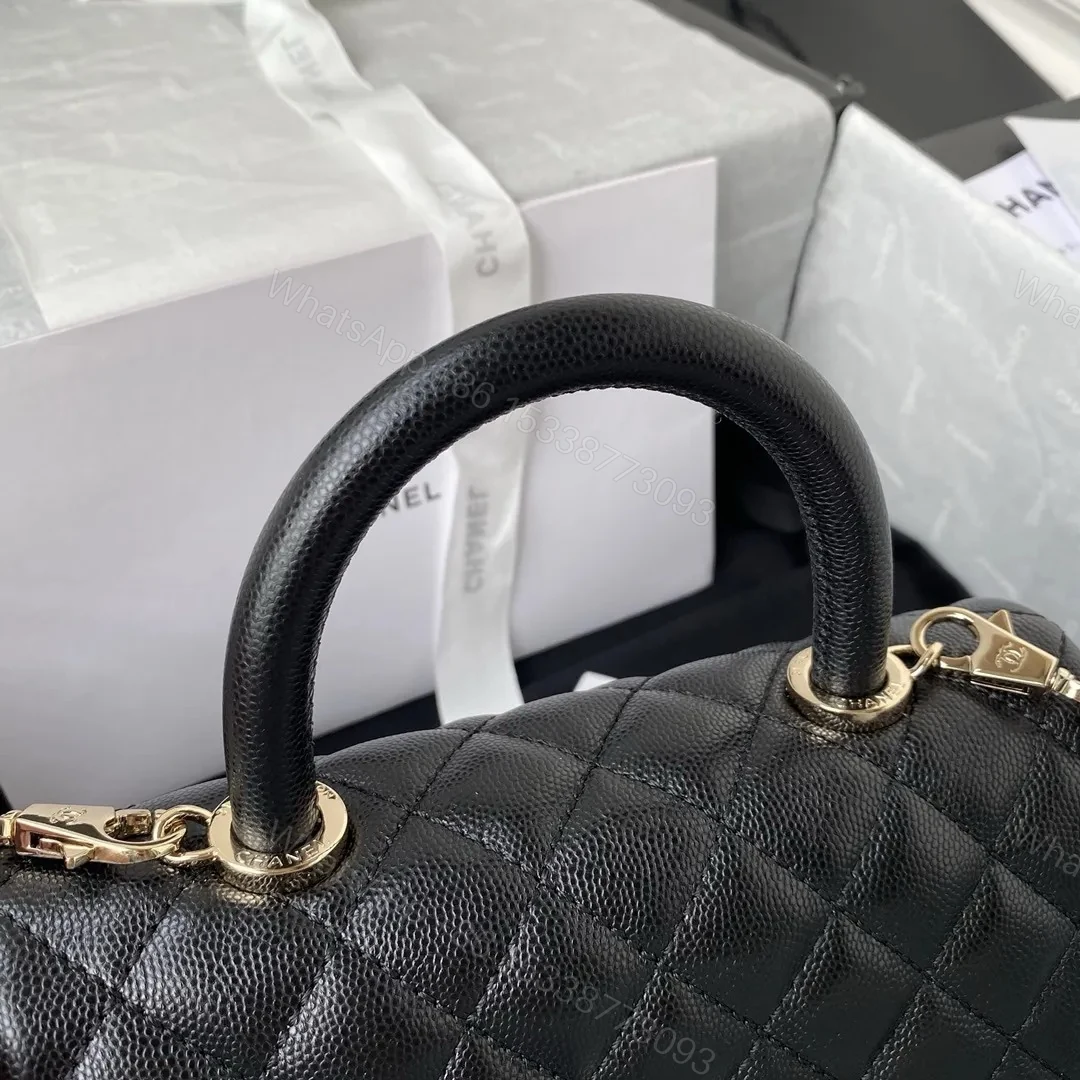 View 4 of Chanel Coco Small Black with Gold Hardware