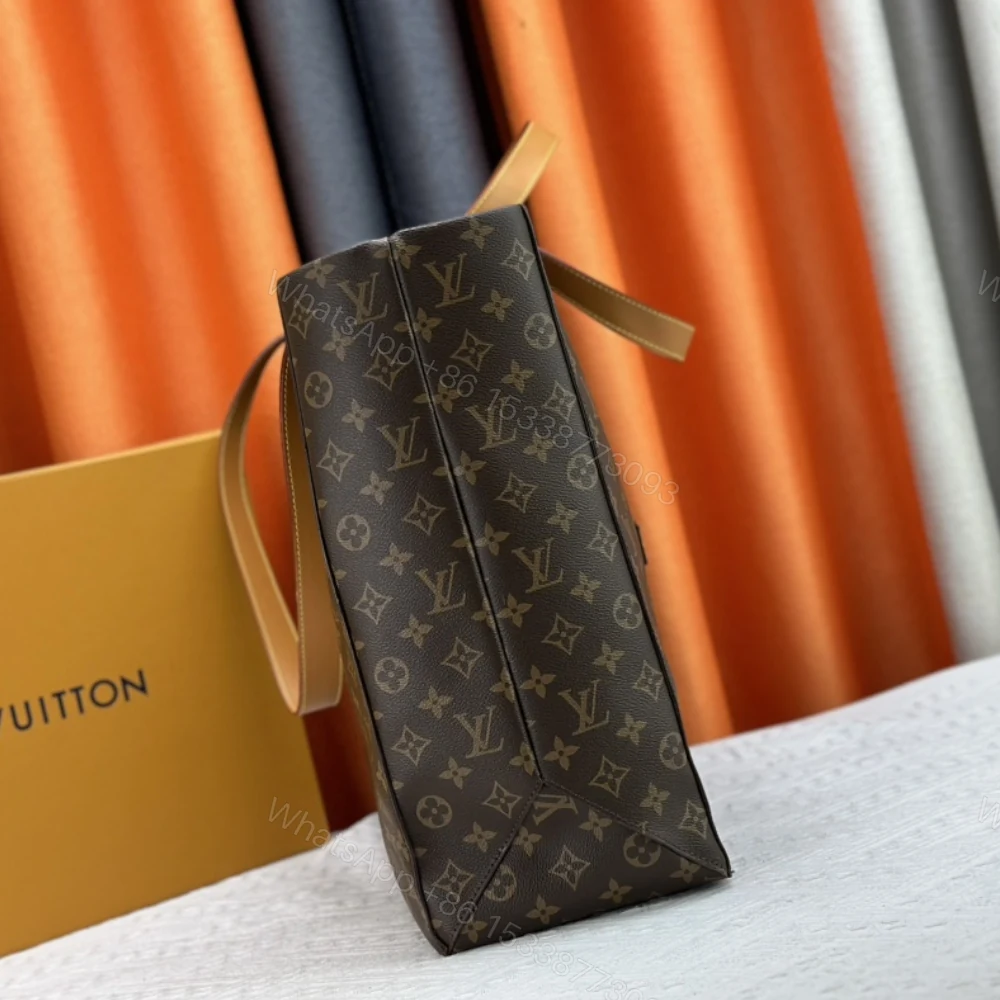 View 4 of LOUIS VUITTON SHOPPER TOTE MM MONOGRAM BROWN 40CM