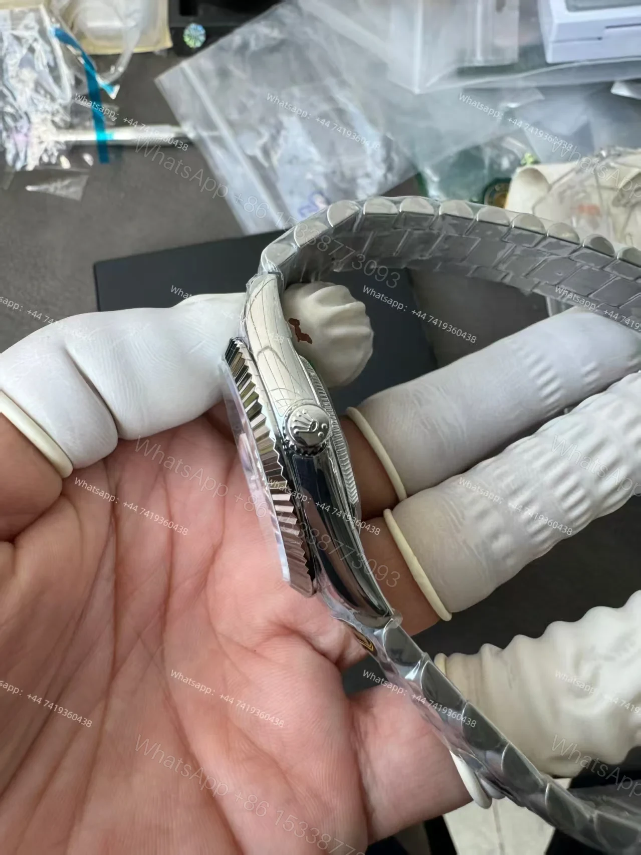 View 15 of Rolex Day-Date M228239-0078 1:1 Replica White Dial 40MM 3255 Movement Presidential Bracelet Super Clone Watch