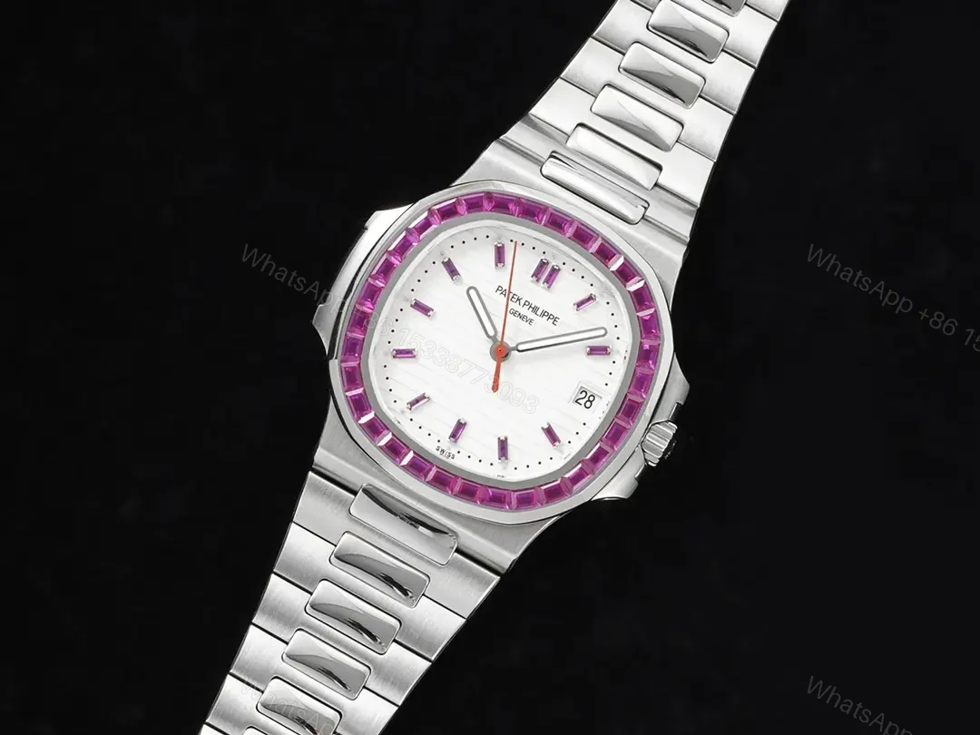 View 3 of Patek Philippe Nautilus 5711 Diamond Set 40mm PATEK-NAUT5711-DIA-40